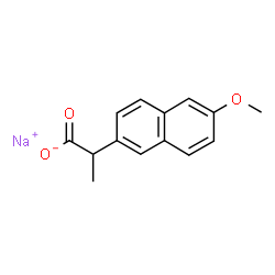 ChemSpider 2D Image | Naproxen sodium | C14H13NaO3