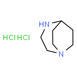 ChemSpider 2D Image | 1,4-Diazabicyclo[3.2.2]nonane dihydrochloride | C7H16Cl2N2