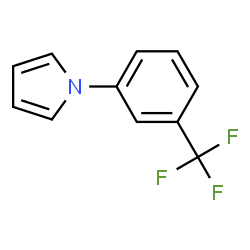 ChemSpider 2D Image | 1-[3-(Trifluoromethyl)phenyl]-1H-pyrrole | C11H8F3N