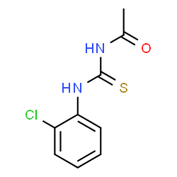 ChemSpider 2D Image | N-[(2-Chlorophenyl)carbamothioyl]acetamide | C9H9ClN2OS
