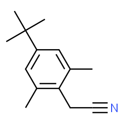 ChemSpider 2D Image | (4-tert-Butyl-2,6-dimethylphenyl)acetonitrile | C14H19N