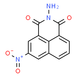 ChemSpider 2D Image | 2-Amino-5-nitro-benzo[de]isoquinoline-1,3-dione | C12H7N3O4