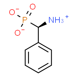 ChemSpider 2D Image | [(R)-Ammonio(phenyl)methyl]phosphonate | C7H9NO3P