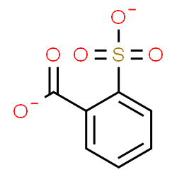 ChemSpider 2D Image | 2-Sulfonatobenzoate | C7H4O5S
