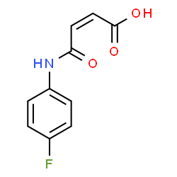ChemSpider 2D Image | N-(4-Fluorophenyl)maleamic acid | C10H8FNO3
