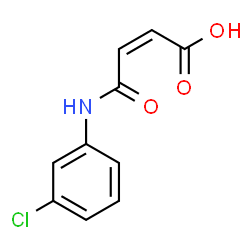 ChemSpider 2D Image | (2Z)-4-[(3-Chlorophenyl)amino]-4-oxo-2-butenoic acid | C10H8ClNO3