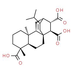 ChemSpider 2D Image | (9beta,10alpha,15beta)-15-Carboxy-13-isopropylatis-13-ene-17,18-dioic acid | C24H34O6