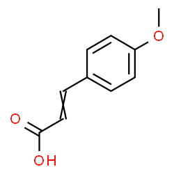 ChemSpider 2D Image | 4-Methoxycinnamic acid | C10H10O3