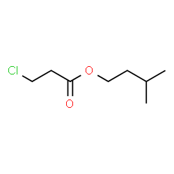 ChemSpider 2D Image | 3-Methylbutyl 3-chloropropanoate | C8H15ClO2