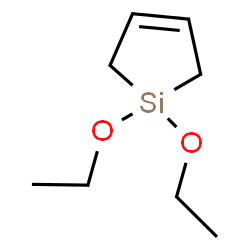 ChemSpider 2D Image | 1,1-Diethoxy-2,5-dihydro-1H-silole | C8H16O2Si