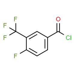 ChemSpider 2D Image | 4-Fluoro-3-(trifluoromethyl)benzoyl chloride | C8H3ClF4O