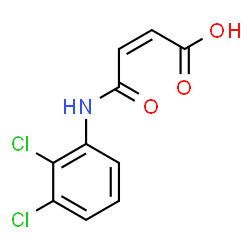 ChemSpider 2D Image | (2Z)-4-[(2,3-Dichlorophenyl)amino]-4-oxo-2-butenoic acid | C10H7Cl2NO3
