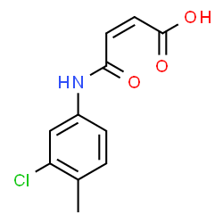 ChemSpider 2D Image | (2Z)-4-[(3-Chloro-4-methylphenyl)amino]-4-oxo-2-butenoic acid | C11H10ClNO3