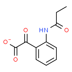 ChemSpider 2D Image | Oxo[2-(propionylamino)phenyl]acetate | C11H10NO4