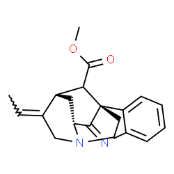 ChemSpider 2D Image | Methyl (3beta,15alpha,16xi,19E)-akuammilan-17-oate | C20H22N2O2