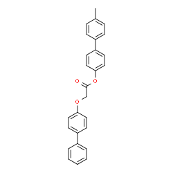 ChemSpider 2D Image | 4'-Methyl-4-biphenylyl (4-biphenylyloxy)acetate | C27H22O3
