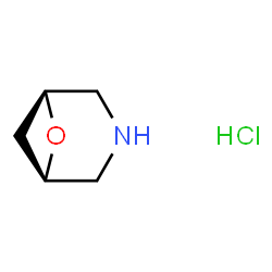 ChemSpider 2D Image | (1R,5S)-6-Oxa-3-azabicyclo[3.1.1]heptane hydrochloride (1:1) | C5H10ClNO
