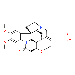 ChemSpider 2D Image | 2,3-Dimethoxystrychnidin-10-one dihydrate | C23H30N2O6