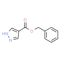 ChemSpider 2D Image | Benzyl 1H-pyrazole-4-carboxylate | C11H10N2O2
