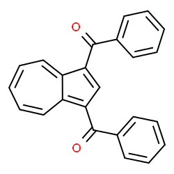 ChemSpider 2D Image | Azulene, 1,3-dibenzoyl- | C24H16O2