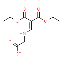 ChemSpider 2D Image | {[3-Ethoxy-2-(ethoxycarbonyl)-3-oxo-1-propen-1-yl]amino}acetate | C10H14NO6