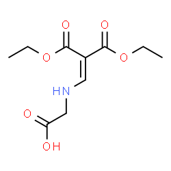 ChemSpider 2D Image | Diethyl (carboxymethylamino)methylenemalonate | C10H15NO6