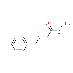 ChemSpider 2D Image | 2-[(4-Methylbenzyl)sulfanyl]acetohydrazide | C10H14N2OS