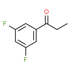 ChemSpider 2D Image | 1-(3,5-Difluorophenyl)-1-propanone | C9H8F2O