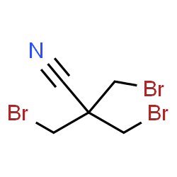 ChemSpider 2D Image | 3-Bromo-2,2-bis(bromomethyl)propanenitrile | C5H6Br3N
