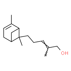 ChemSpider 2D Image | (2E)-5-(2,6-Dimethylbicyclo[3.1.1]hept-2-en-6-yl)-2-methyl-2-penten-1-ol | C15H24O