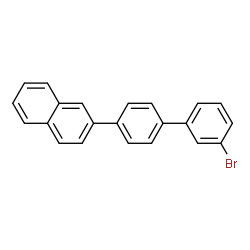 ChemSpider 2D Image | 3-Bromo-4'-(2-naphthyl)biphenyl | C22H15Br