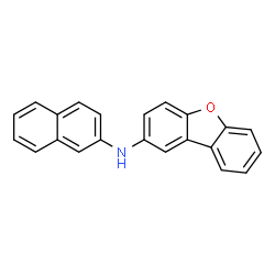 ChemSpider 2D Image | N-(2-Naphthyl)dibenzo[b,d]furan-2-amine | C22H15NO