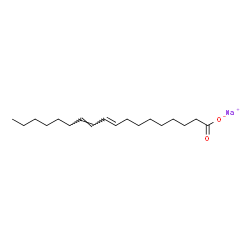 ChemSpider 2D Image | Sodium (9E,11E)-9,11-octadecadienoate | C18H31NaO2