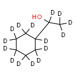 ChemSpider 2D Image | 1-(~2~H_11_)Cyclohexyl(~2~H_4_)ethanol | C8HD15O