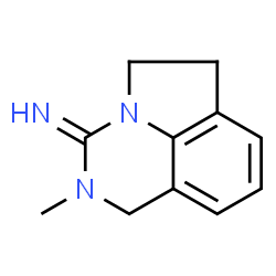 ChemSpider 2D Image | 2-Methyl-1,2,5,6-tetrahydro-3H-pyrrolo[3,2,1-ij]quinazolin-3-imine | C11H13N3