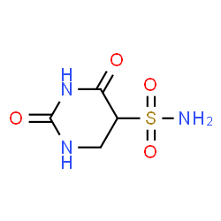 ChemSpider 2D Image | 2,4-Dioxohexahydro-5-pyrimidinesulfonamide | C4H7N3O4S