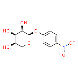 ChemSpider 2D Image | 4-Nitrophenyl alpha-D-ribopyranoside | C11H13NO7