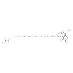 ChemSpider 2D Image | (5beta,6alpha,9alpha)-17-Allyl-6-(2,5,8,11,14,17,20-heptaoxadocosan-22-yloxy)-4,5-epoxymorphinan-3,14-diol ethanedioate (1:1) | C36H55NO15