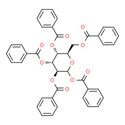ChemSpider 2D Image | 1,2,3,4,6-Penta-O-benzoyl-D-altropyranose | C41H32O11