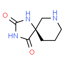 ChemSpider 2D Image | (5R)-1,3,7-Triazaspiro[4.5]decane-2,4-dione | C7H11N3O2