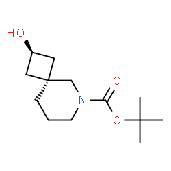 ChemSpider 2D Image | 2-Methyl-2-propanyl (2r,4s)-2-hydroxy-6-azaspiro[3.5]nonane-6-carboxylate | C13H23NO3