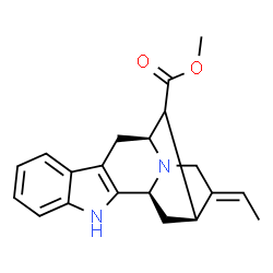 ChemSpider 2D Image | Methyl (15alpha,16xi,19E)-sarpagan-17-oate | C20H22N2O2