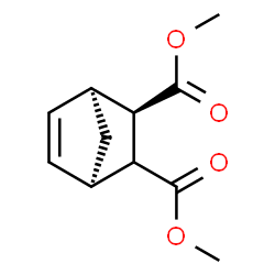 ChemSpider 2D Image | Dimethyl (1R,3R,4S)-bicyclo[2.2.1]hept-5-ene-2,3-dicarboxylate | C11H14O4