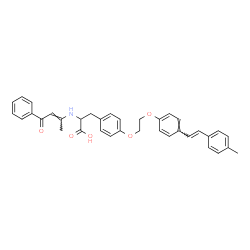 ChemSpider 2D Image | O-(2-{4-[(E)-2-(4-Methylphenyl)vinyl]phenoxy}ethyl)-N-[(2E)-4-oxo-4-phenyl-2-buten-2-yl]tyrosine | C36H35NO5