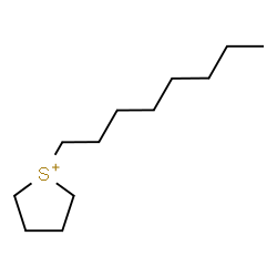 ChemSpider 2D Image | 1-Octyltetrahydrothiophenium | C12H25S