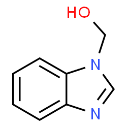 ChemSpider 2D Image | 1H-Benzimidazol-1-ylmethanol | C8H8N2O