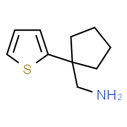 ChemSpider 2D Image | 1-(2-Thienyl)cyclopentanemethanamine | C10H15NS
