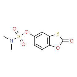 ChemSpider 2D Image | 2-Oxo-1,3-benzoxathiol-5-yl dimethylsulfamate | C9H9NO5S2