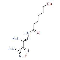 ChemSpider 2D Image | 4-Amino-N'-(6-hydroxyhexanoyl)-1,2,5-oxadiazole-3-carbohydrazonamide | C9H16N6O3