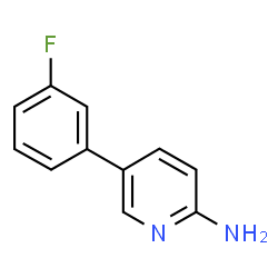ChemSpider 2D Image | 5-(3-Fluorophenyl)-2-pyridinamine | C11H9FN2